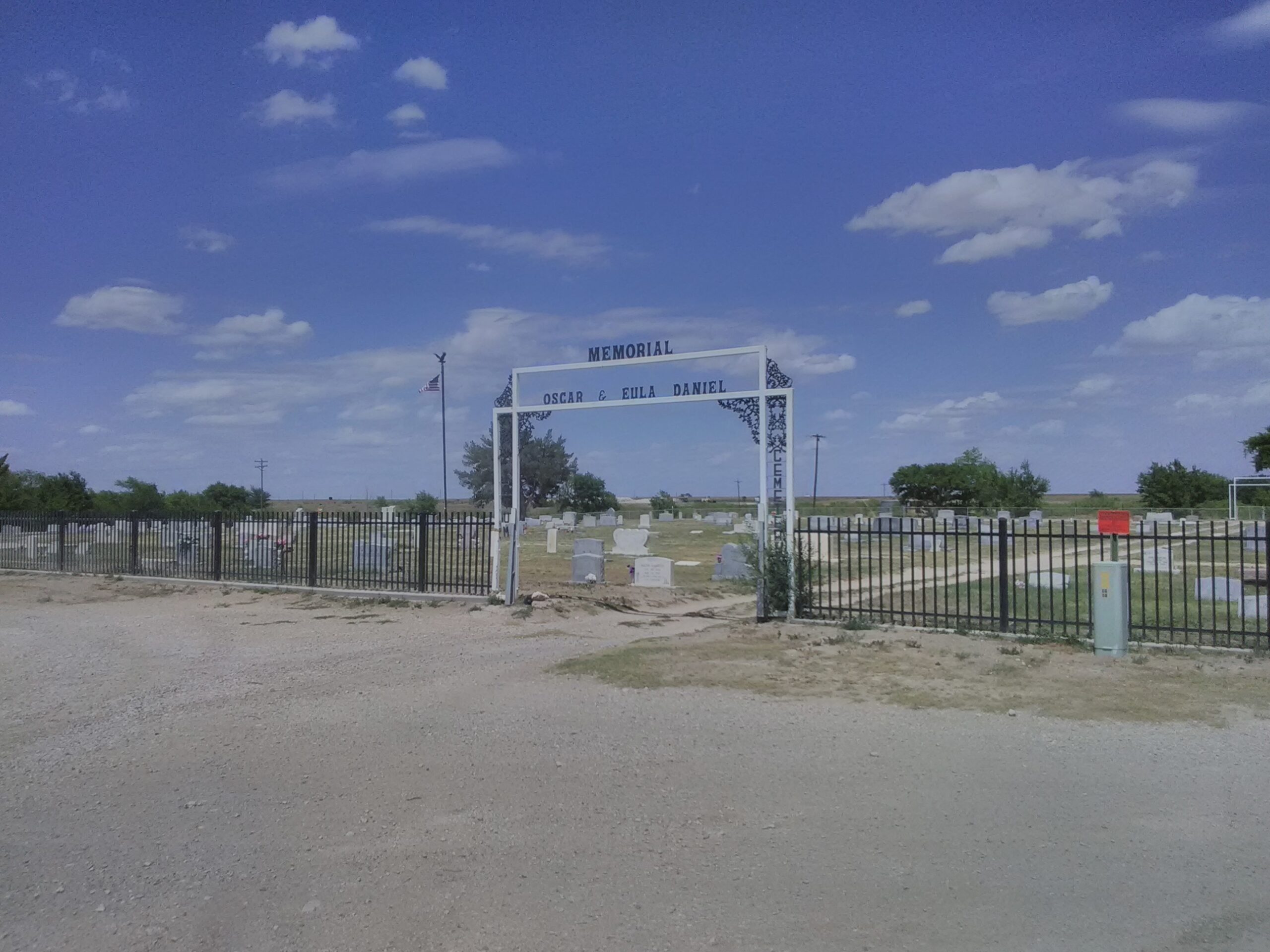 Tatum Cemetery Gate Town of Tatum